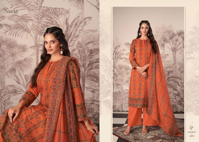 Gulshan By Saadgi Printed Cotton Dress Material Catalog